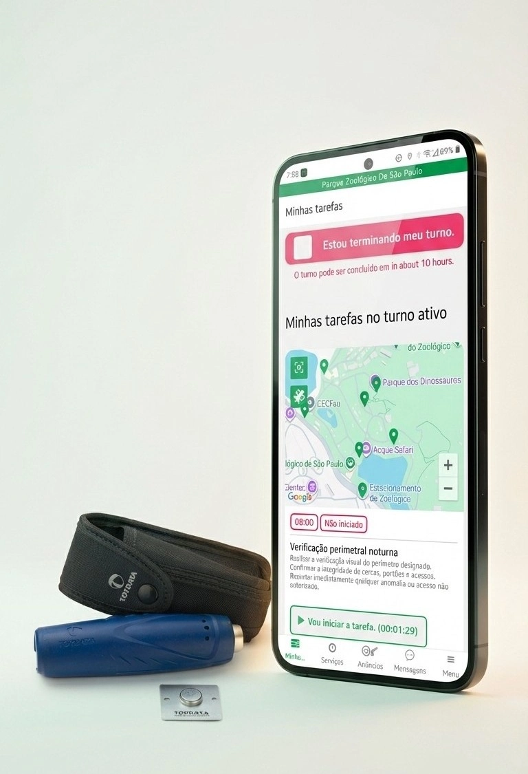 Sistema digital de controle de rondas como alternativa ao bastão de ronda