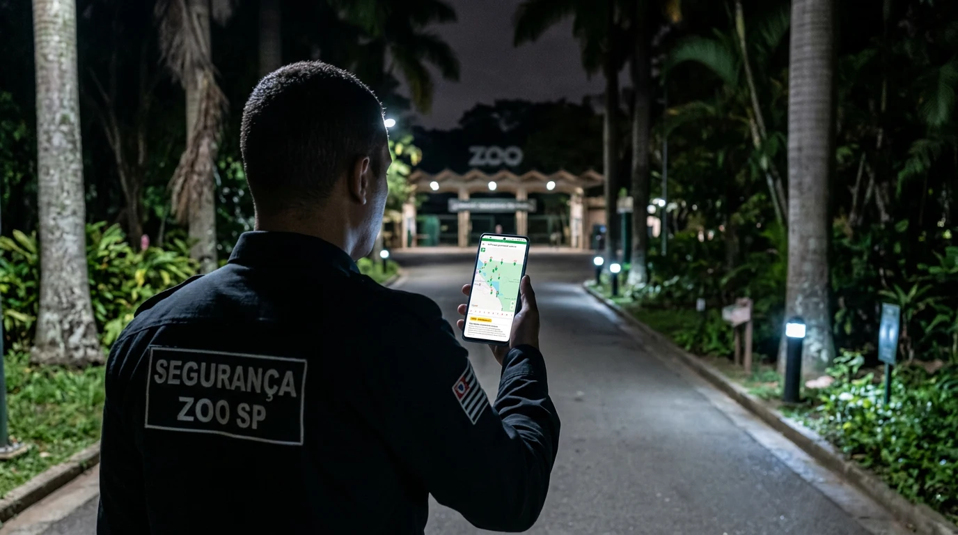 Controle de rondas digital em operação