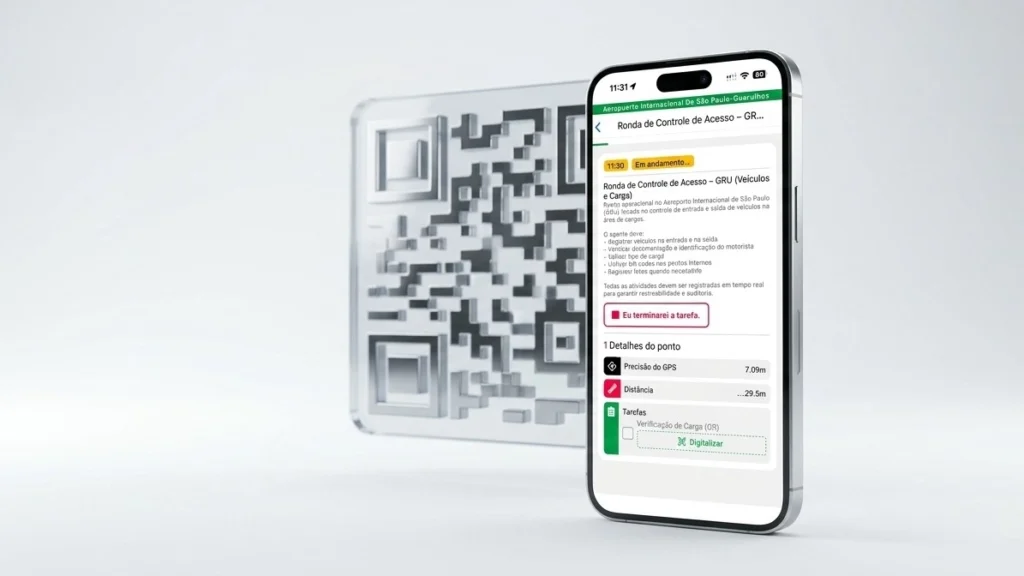 Controle de Rondas com QR Code